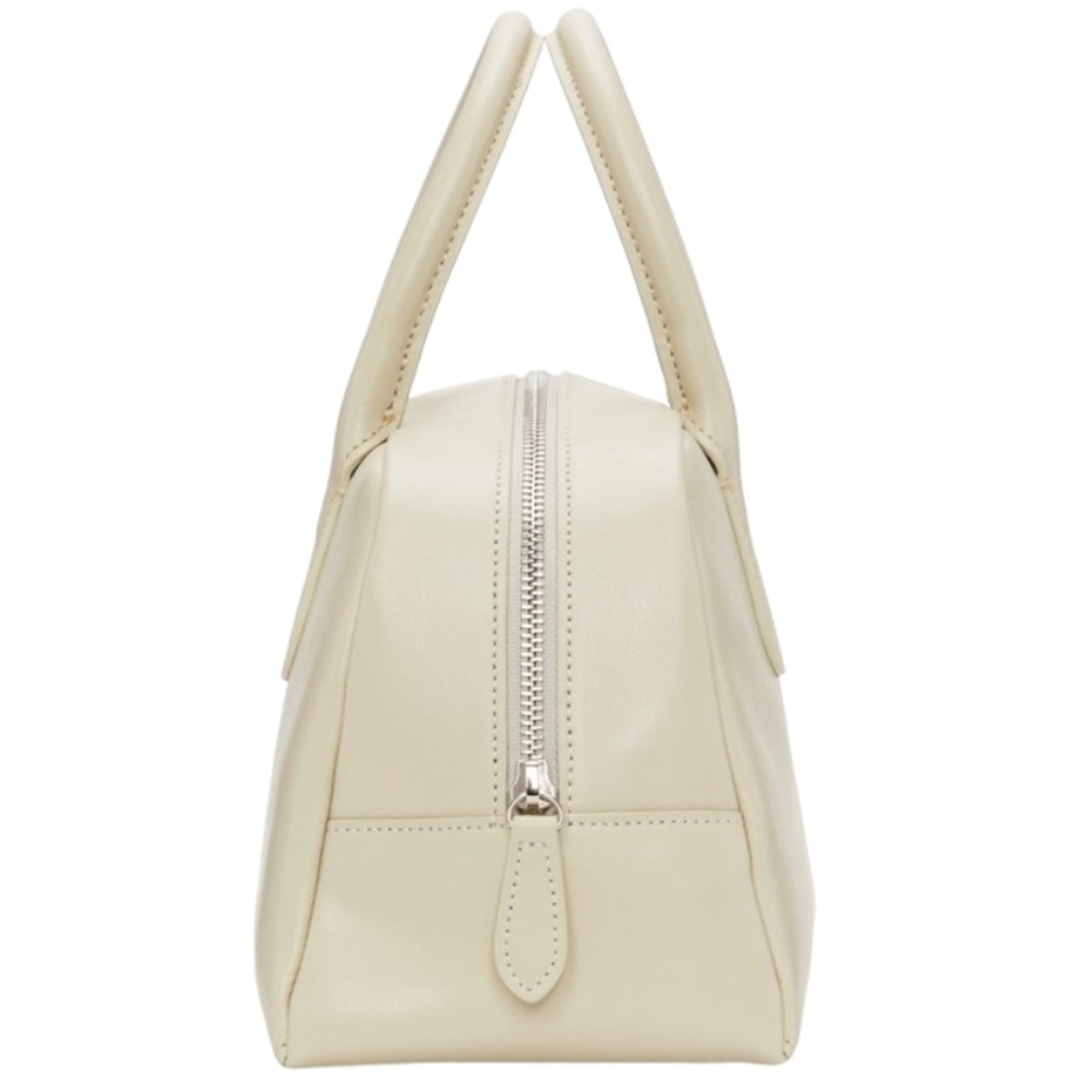 NOTHING WRITTEN - Classic Leather Golf Bag In "Off White" - Picture 5 of 11